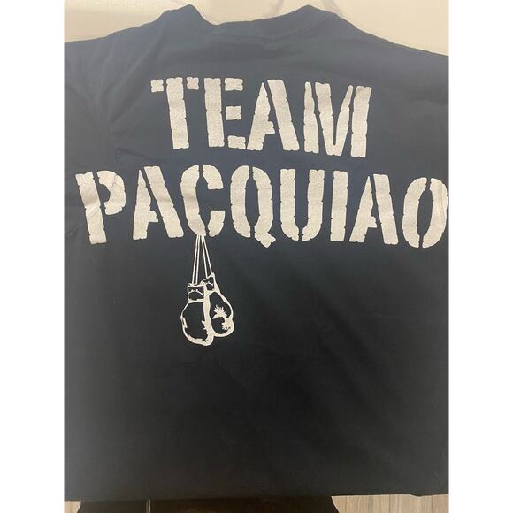 2015 Floyd Mayweather vs Manny Pacquiao Boxing Shirt Adult Size Small Black - Picture 5 of 5
